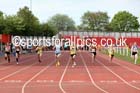 Womens under-17s 100 metres, North Eastern Track and Field Champs, Gateshead Stadium. Photo: David T. Hewitson/Sports for All Pics